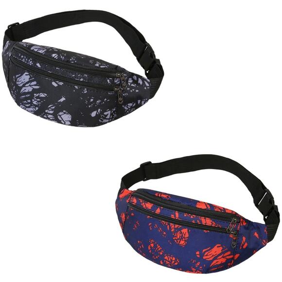 Sport 2-Pack for Men Women, Crossbody Waist Bag Pack, Belt Bag for Walking - Picture 1 of 5